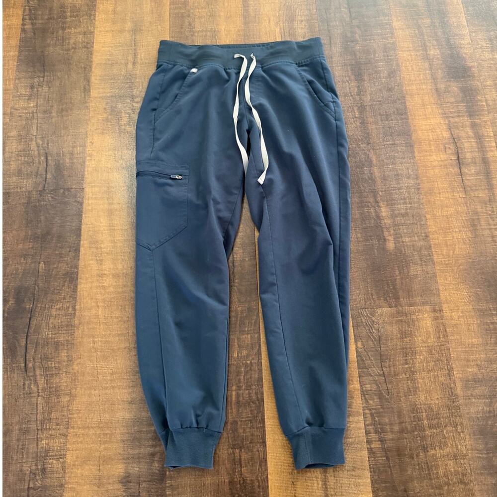 Figs Dark Harbor High Waisted Zamora Jogger Scrub Pant Size S/P